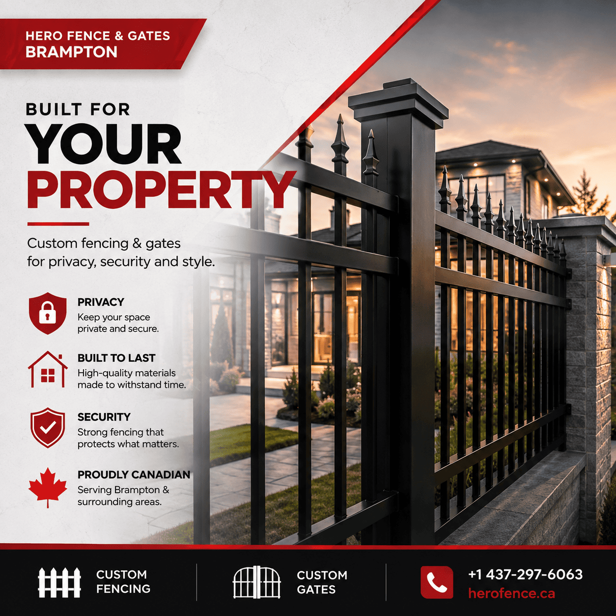 Hero Fence & Gates custom fencing and gates